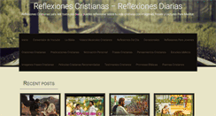 Desktop Screenshot of cristianareflexiones.com