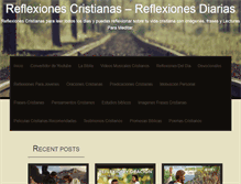 Tablet Screenshot of cristianareflexiones.com